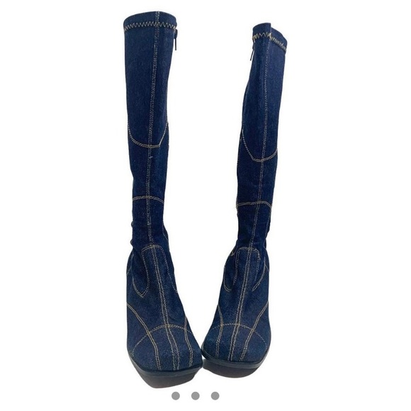 IN SEARCH OF THESE SPLASH SIZE 7 platform denim boots - Picture 2 of 3